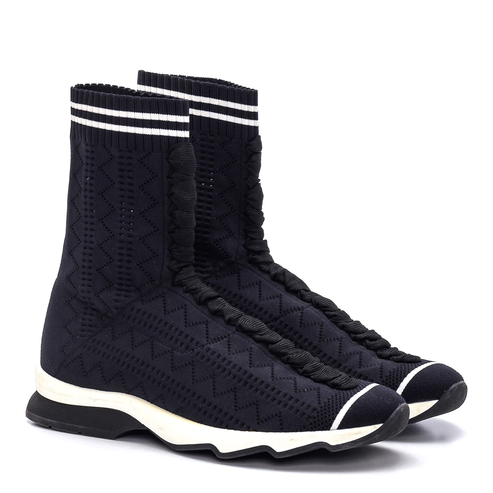 Fendi - Black Sock Sneakers 